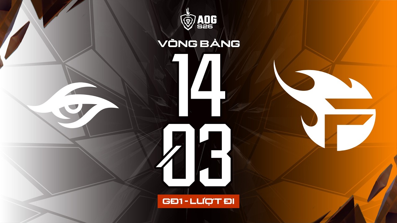 TEAM SECRET vs FPT x FLASH | GIAI ĐOẠN 1 - VÒNG BẢNG | ĐTDV MÙA XUÂN 2026 (NGÀY 14/03)