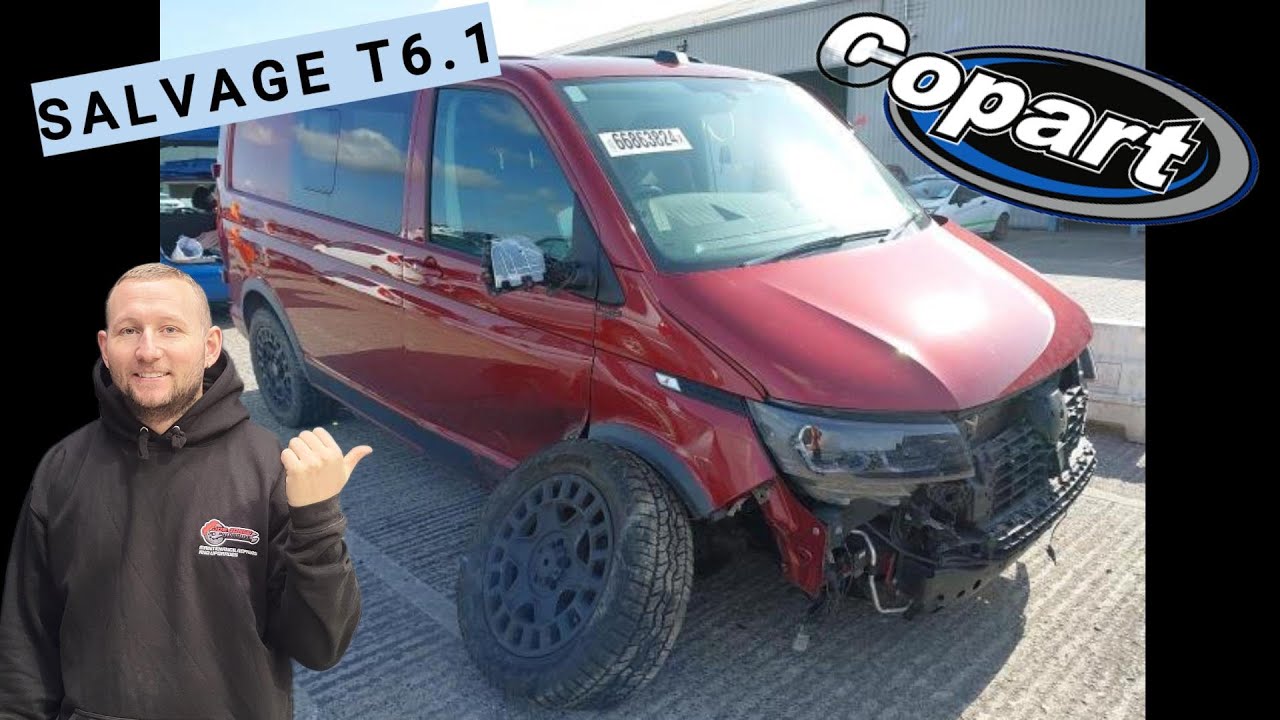 Я купил этот разбитый VW Transporter T6.1 на аукционе Copart. Почему так дёшево?