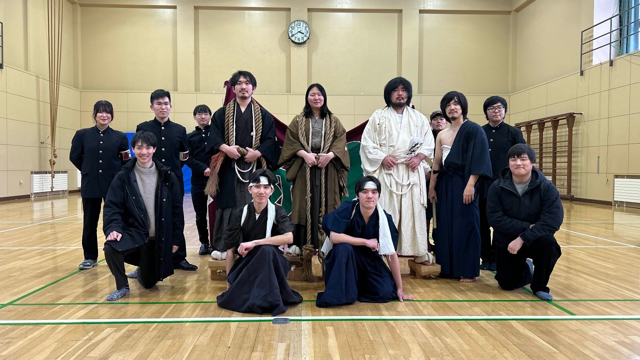 【小樽商科大学應援團】第112代 代交代式典(2026/01/20 4講、第二体育館)