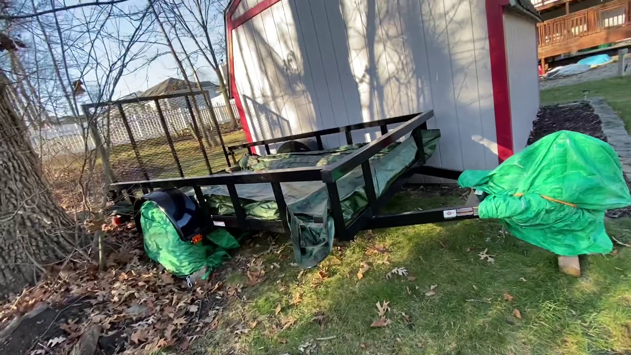 Tractor Supply Trailer, 5.5x10ft review and basic storage