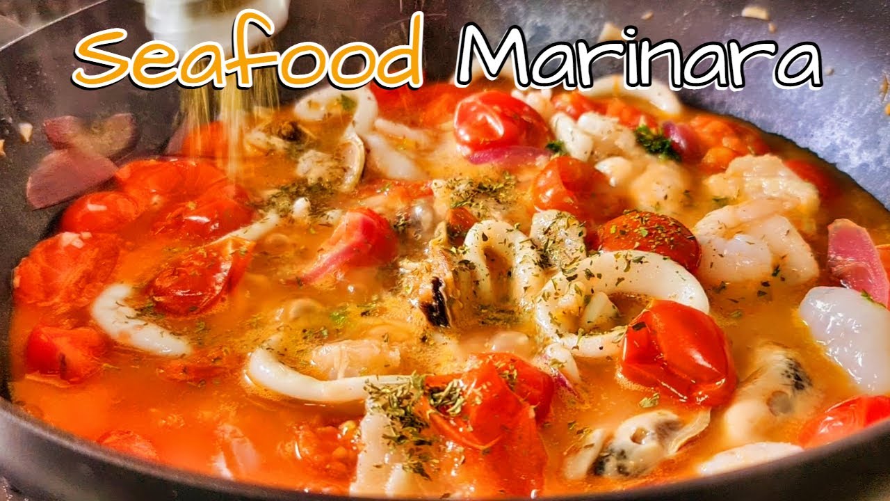 SEAFOOD MARINARA PASTA | HOW TO MAKE QUICK & EASY PASTA RECIPE