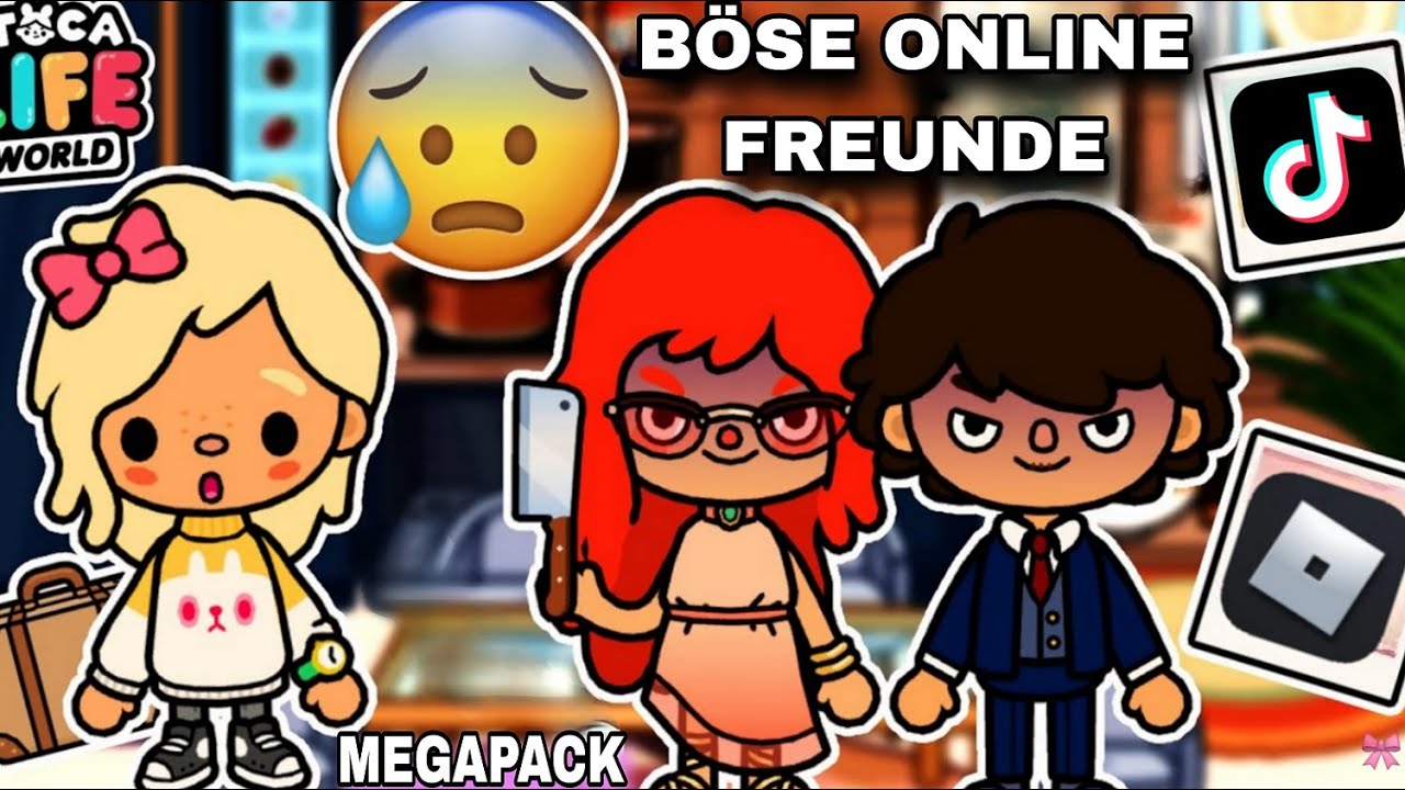 😱 DIE BÖSEN ONLINE FREUNDE | MEGAPACK | SPANNENDE STORIES | TOCA BOCA STORY DEUTSCH