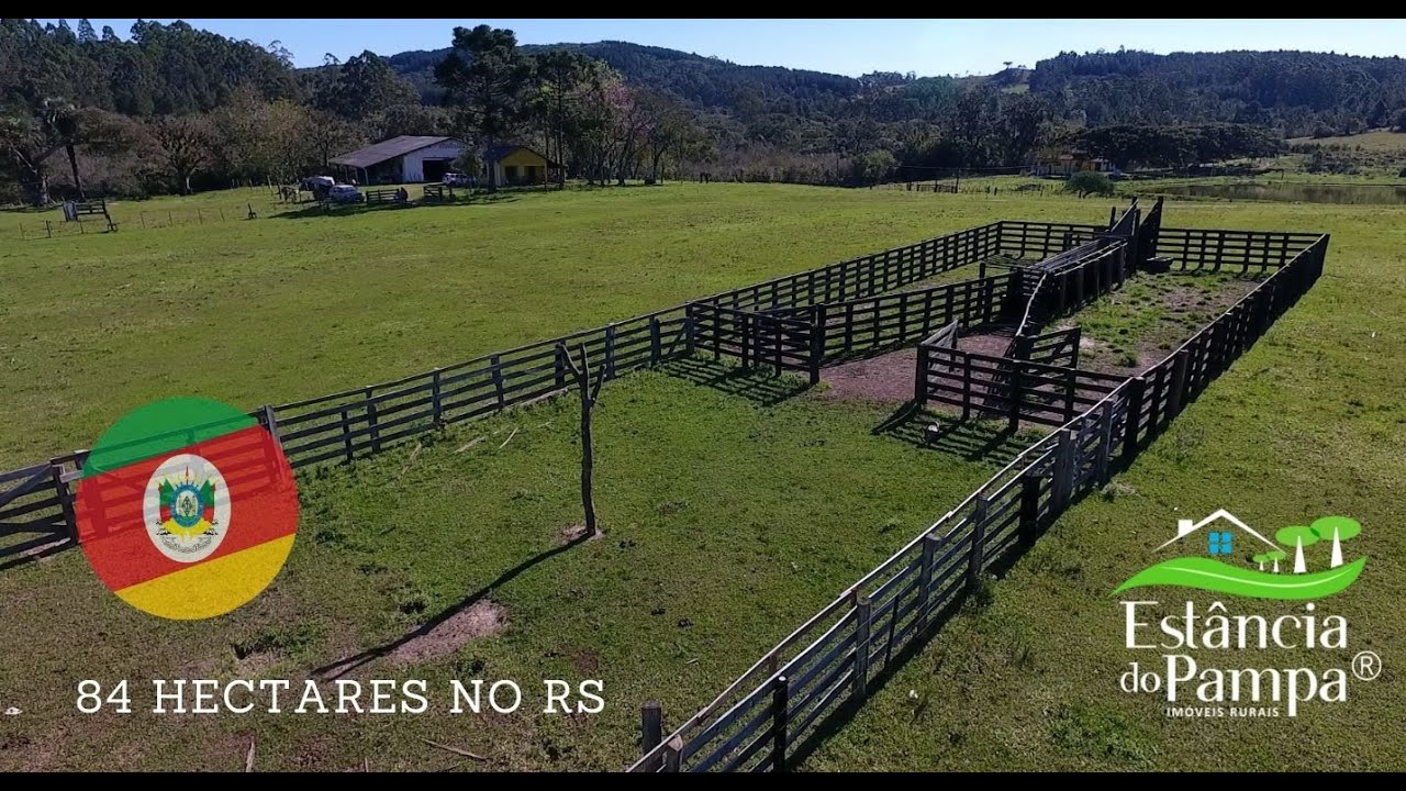 FAZENDA À VENDA NO RS COM 84 HA