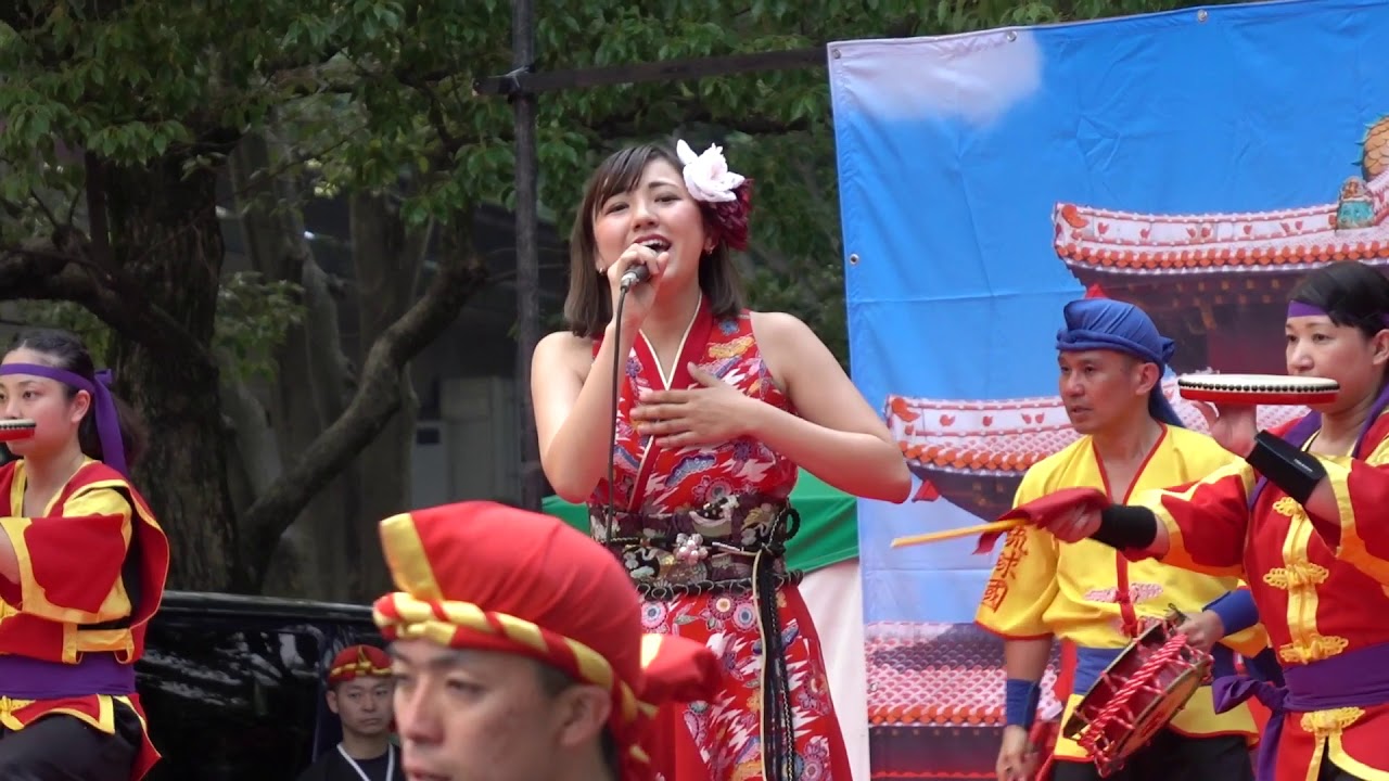 琉球國祭り太鼓（彩風ステージ第２部 - 3）/ OKINAWAまつり 2018 in 代々木公園