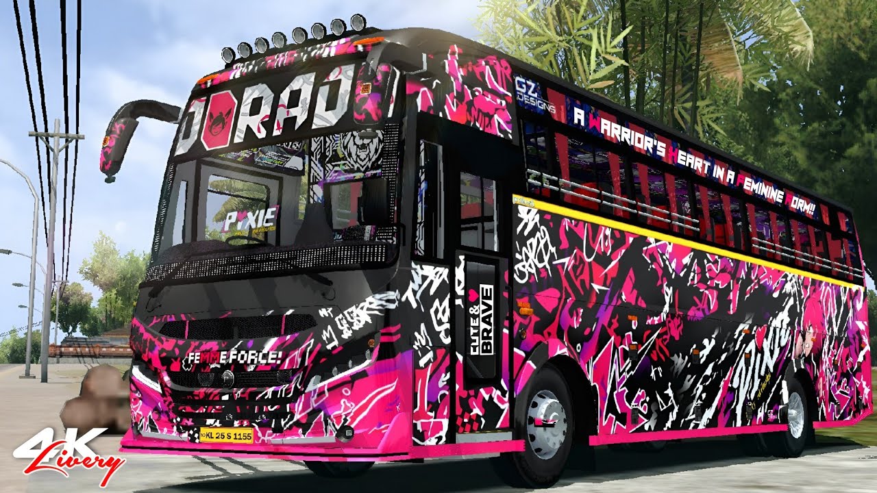 🛑 DORADO | PIXIE 🩷|⚡ ZEDASTRA BELLY DICKY 2+2 MOD LIVERY|  LIONKING BUSSID#bussidmod #download🛑