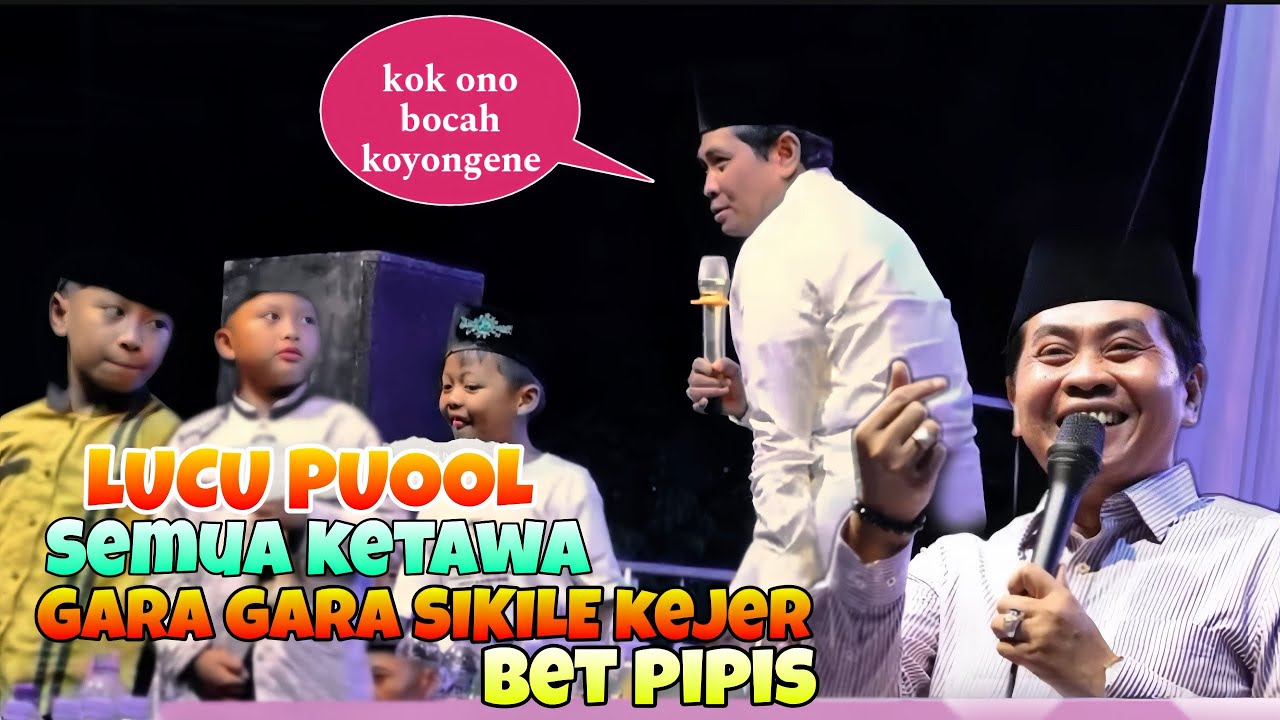 LUCU POL KEJER SAMPAI KEBELET PIPIS BIKIN ABAH ANZA DAN JAMAAH TAK BISA TAHAN TAWA SEPANJANG ACARA