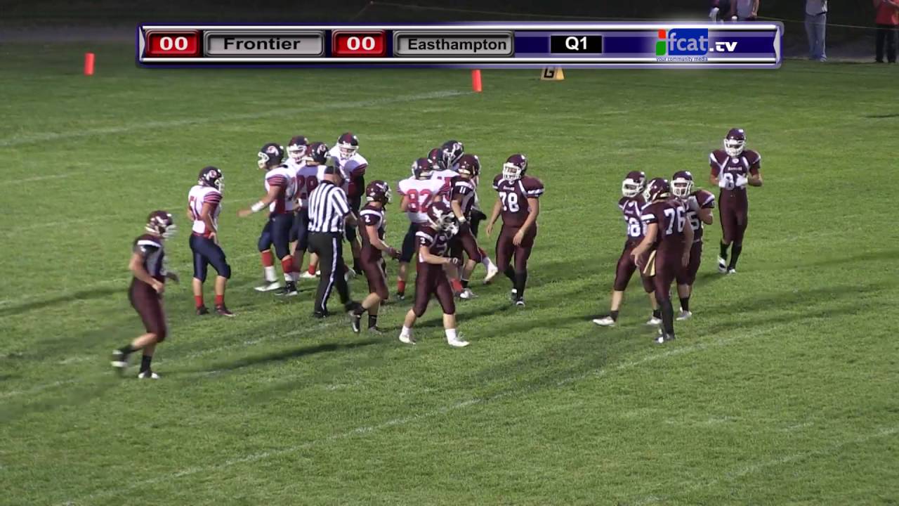Frontier Regional School Red Hawks Football  vs Easthampton Eagles 9/23/16