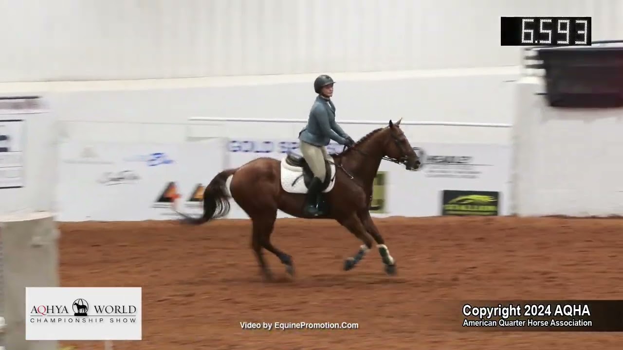 2024 AQHYA world champion jumping