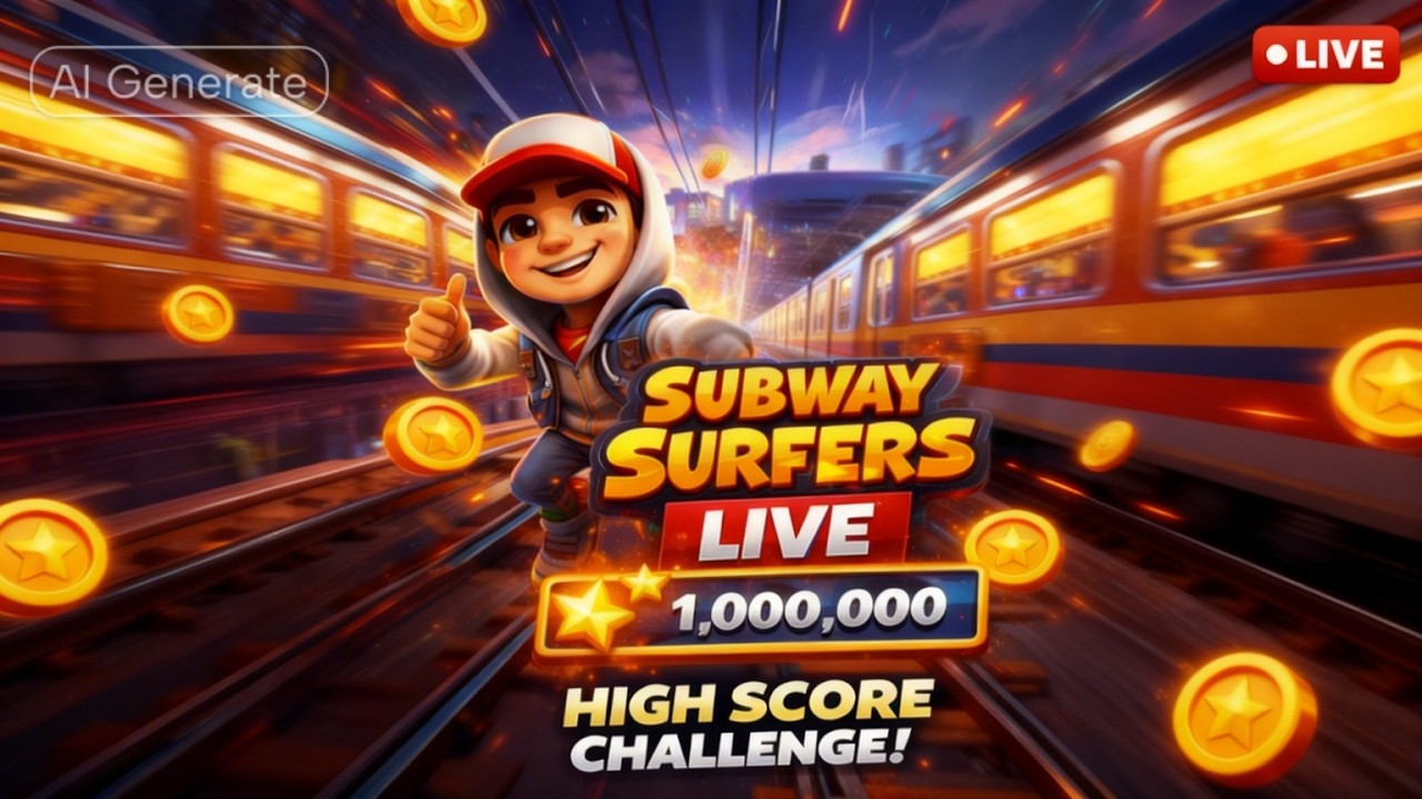 SubSubway Surfers LIVE 🔥 High Score Challenge | Tantalum Gamer