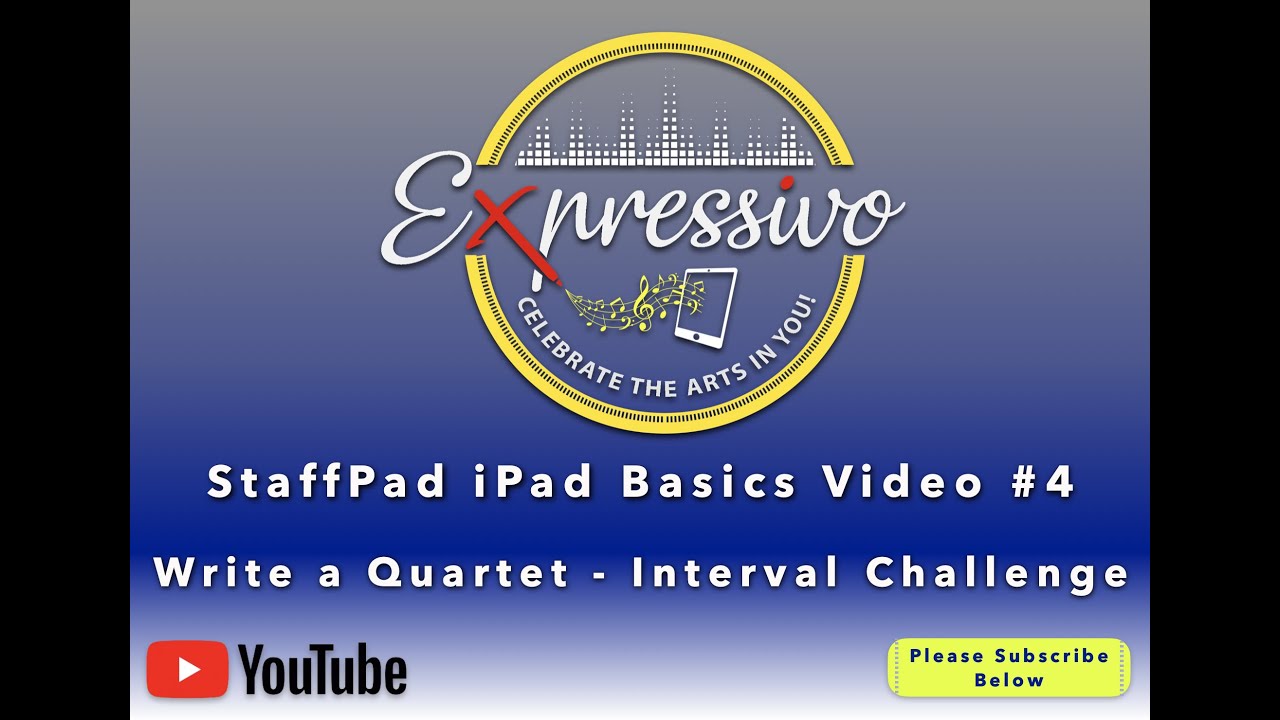 Writing a Quartet - Interval Challenge - Expressivo Music Tech Video #4