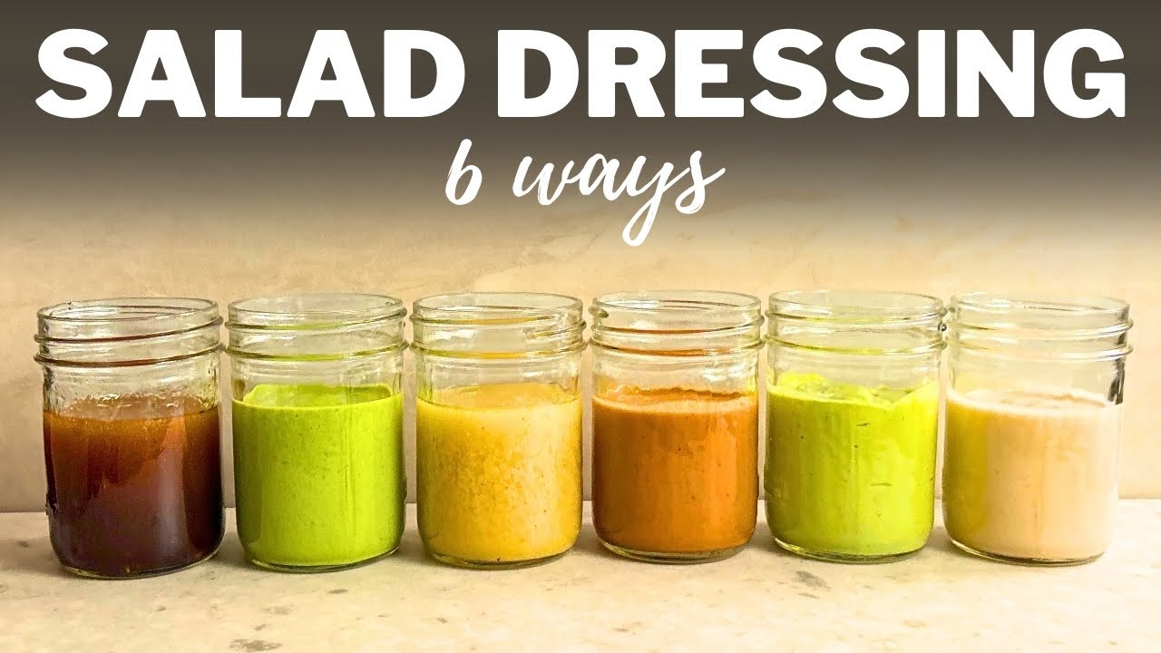 SALAD DRESSINGS » 6 Easy Recipes You Can Make at Home | Healthy, Fresh & Delicious