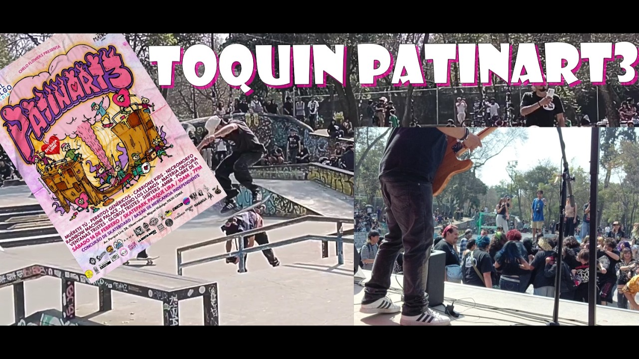 Tocando en Patinarte 3 con Globos Tristes CDMX pt. 2 | Vlog