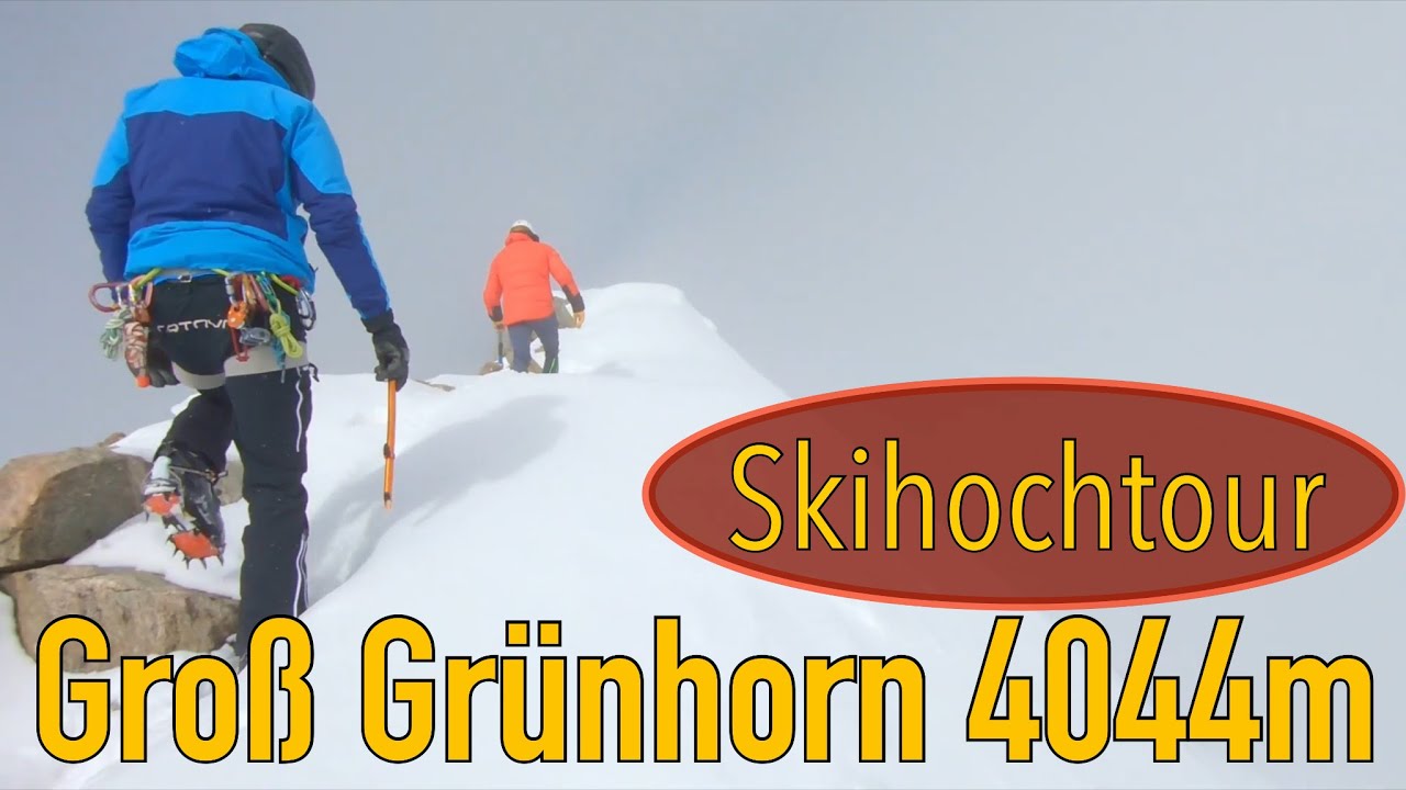 Unser erster Ski 4000er! Das Gross Grünhorn 4044m | Berner Alpen
