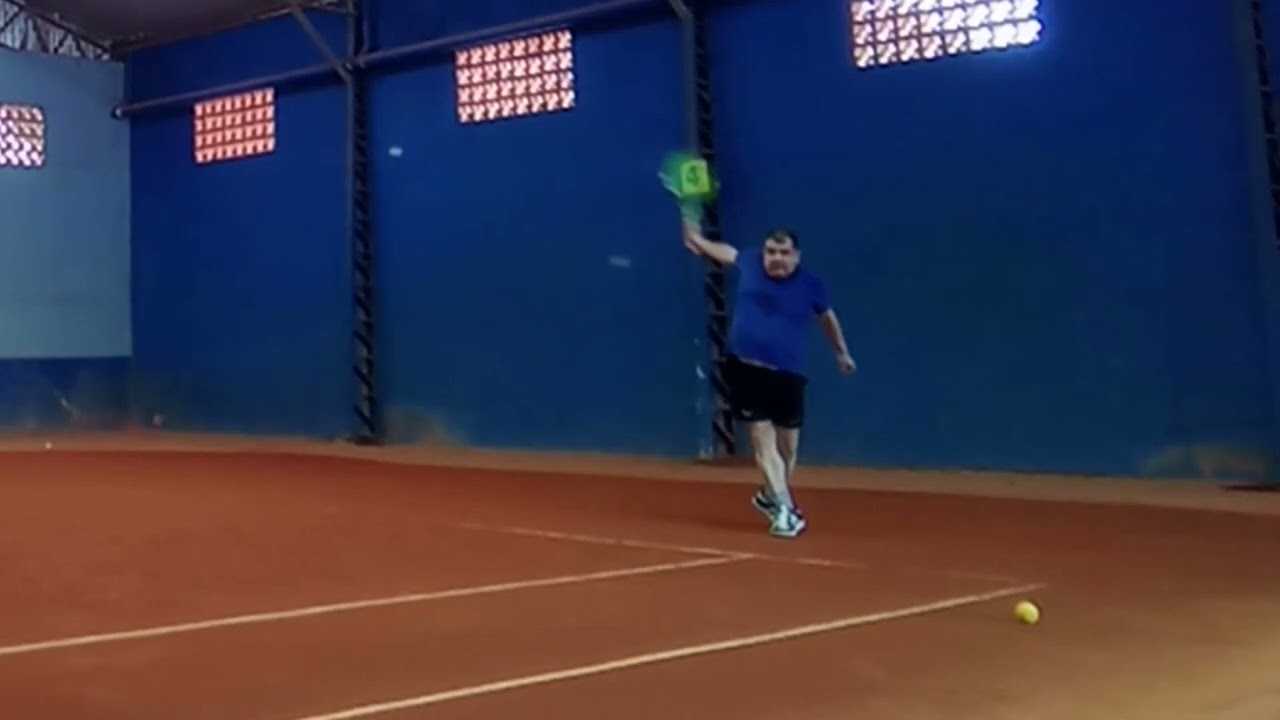 Treino de Tênis com o Prof. Sid - AABB São Miguel do Oeste - SC 14/2/2026 - análise de movimento