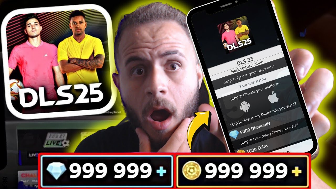 DLS 25 Dinheiro Infinito - Como TER DINHEIRO ILIMITADO no Dream League Soccer 2025 ( iOS e Android )