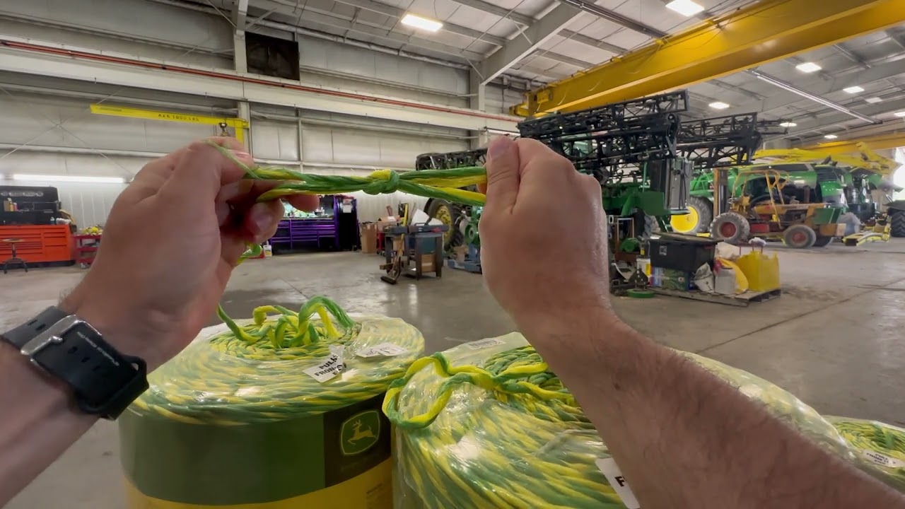 How to Tie a Knot for Your Square Baler