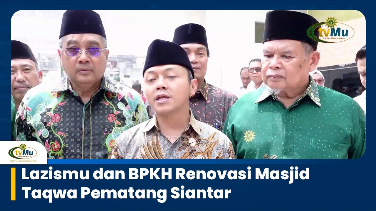 Lazismu dan BPKH Renovasi Masjid Taqwa Pematang Siantar