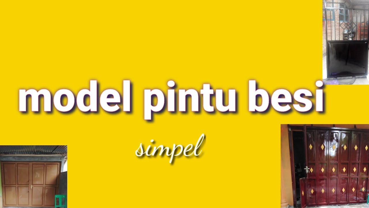 Model pintu besi
