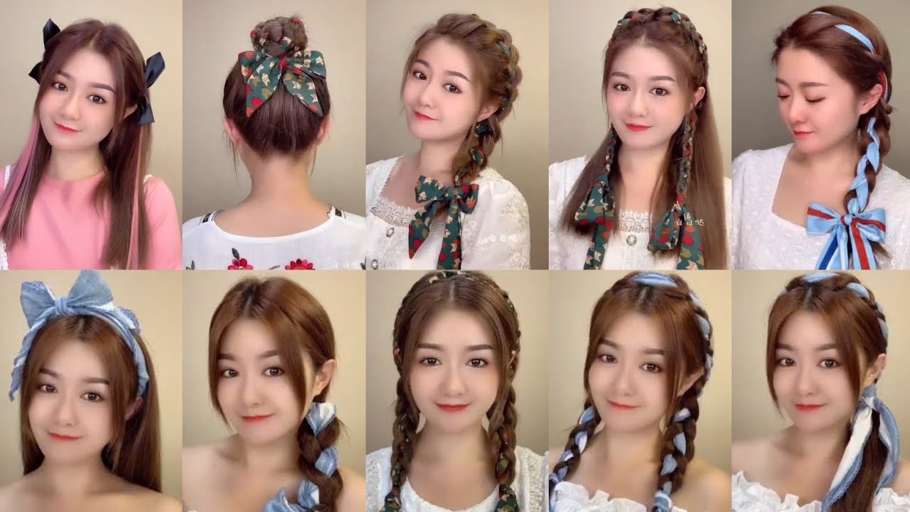 Daily Hairstyle Tutorial|Back to school hairstyle|Scarf 🧣 Hairstyle