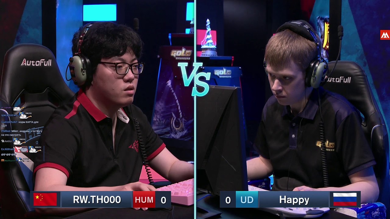 TH000 (HU) vs Happy (UD) 1/2  WarCraft Gold League Summer 2019 (Miker) MUST SEE
