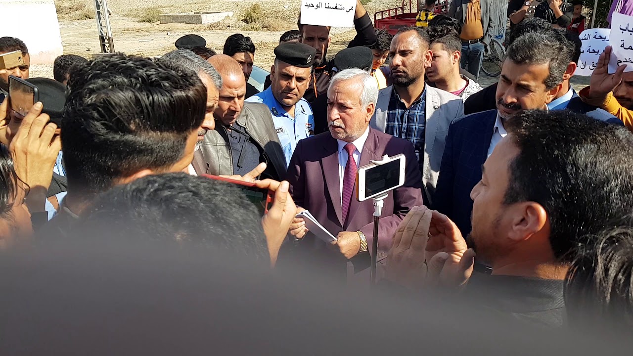 جانب من مظاهرة الشباب الرياضي في ناحية المنار
