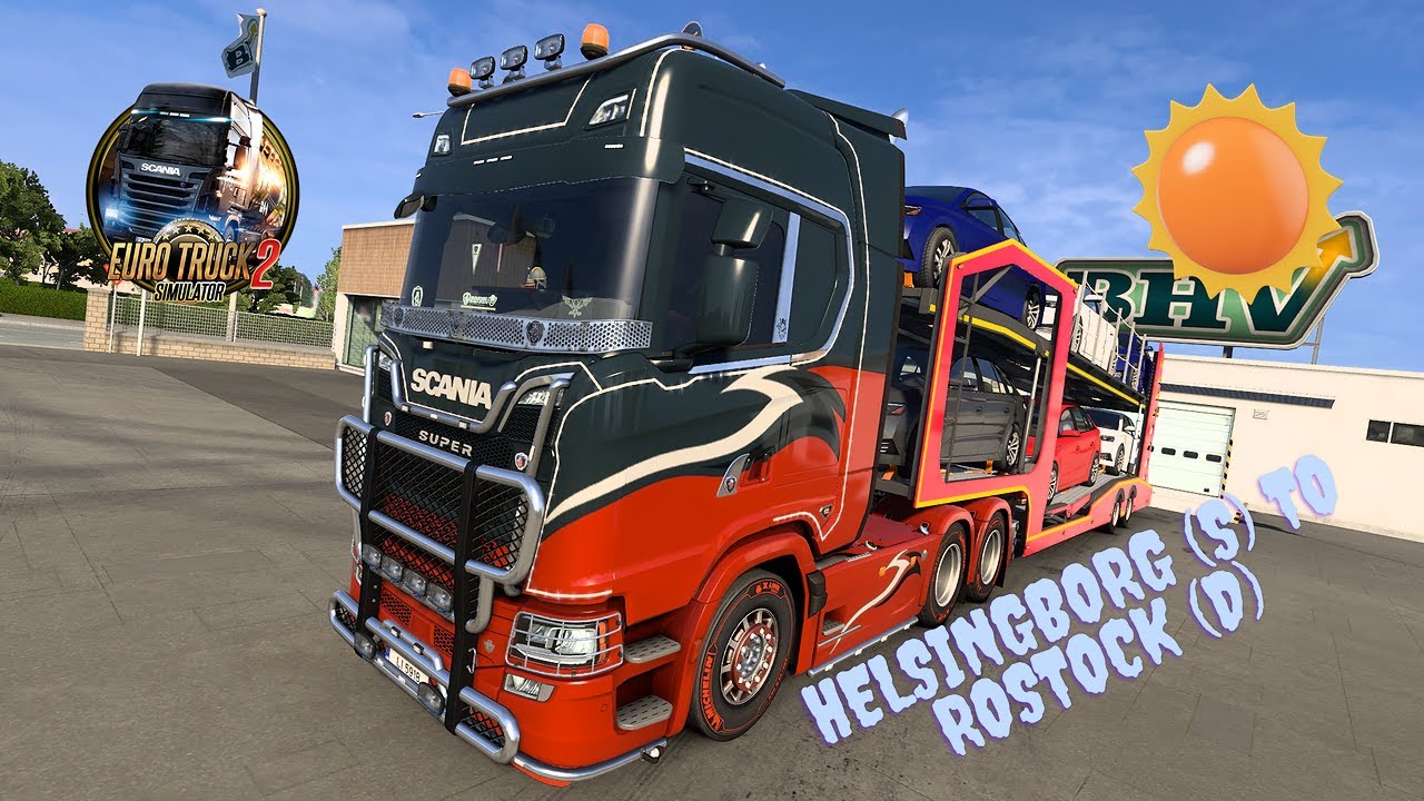 EURO TRUCK SIMULATOR 2 - HELSINGBORG (S) TO ROSTOCK (D)