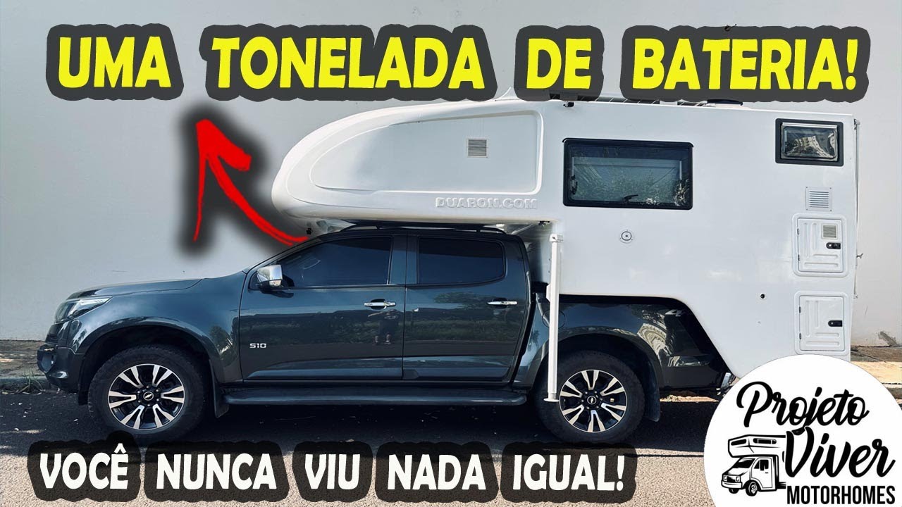 960 AMPERES DE LITIO + AR CONDICIONADO NA CAMPER! - PROJETO VIVER MOTORHOMES