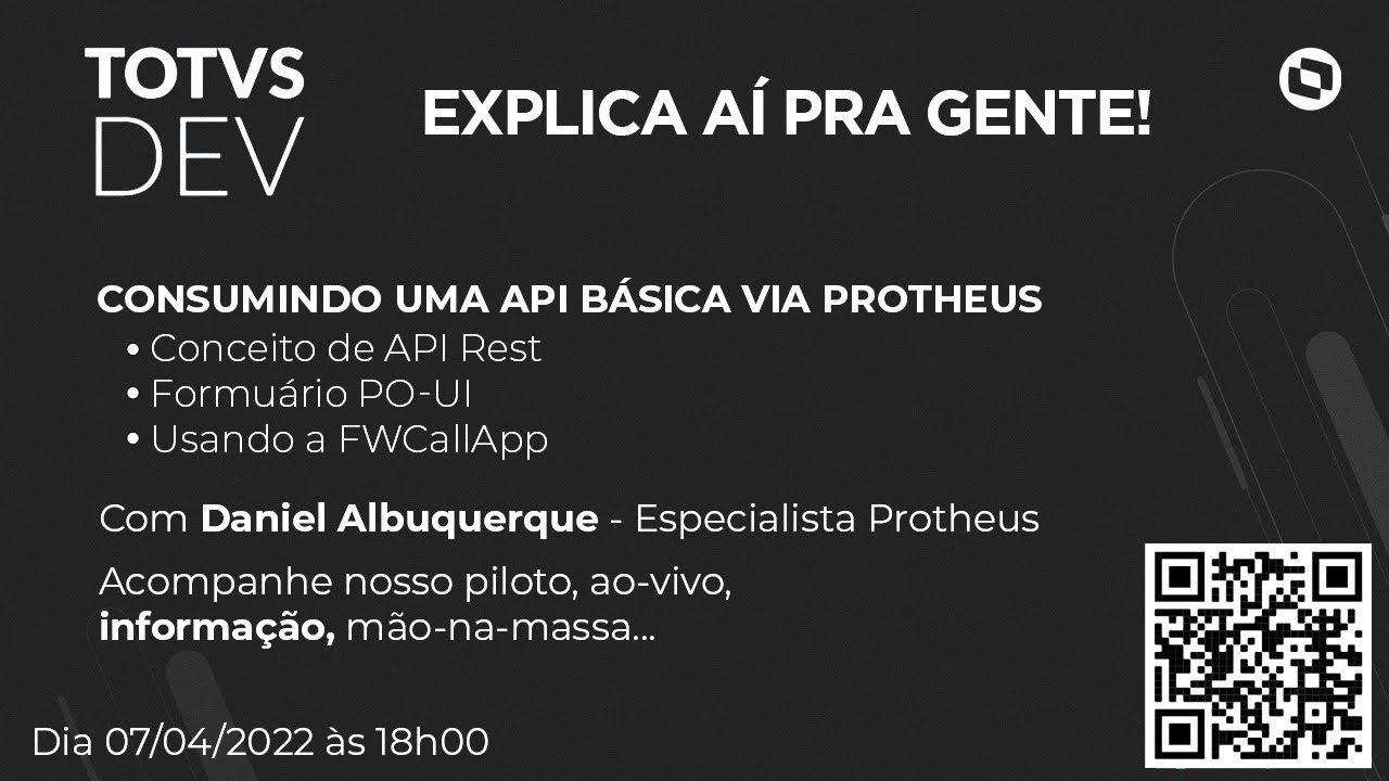 Consumindo uma API b&aacute;sica via PROTHEUS