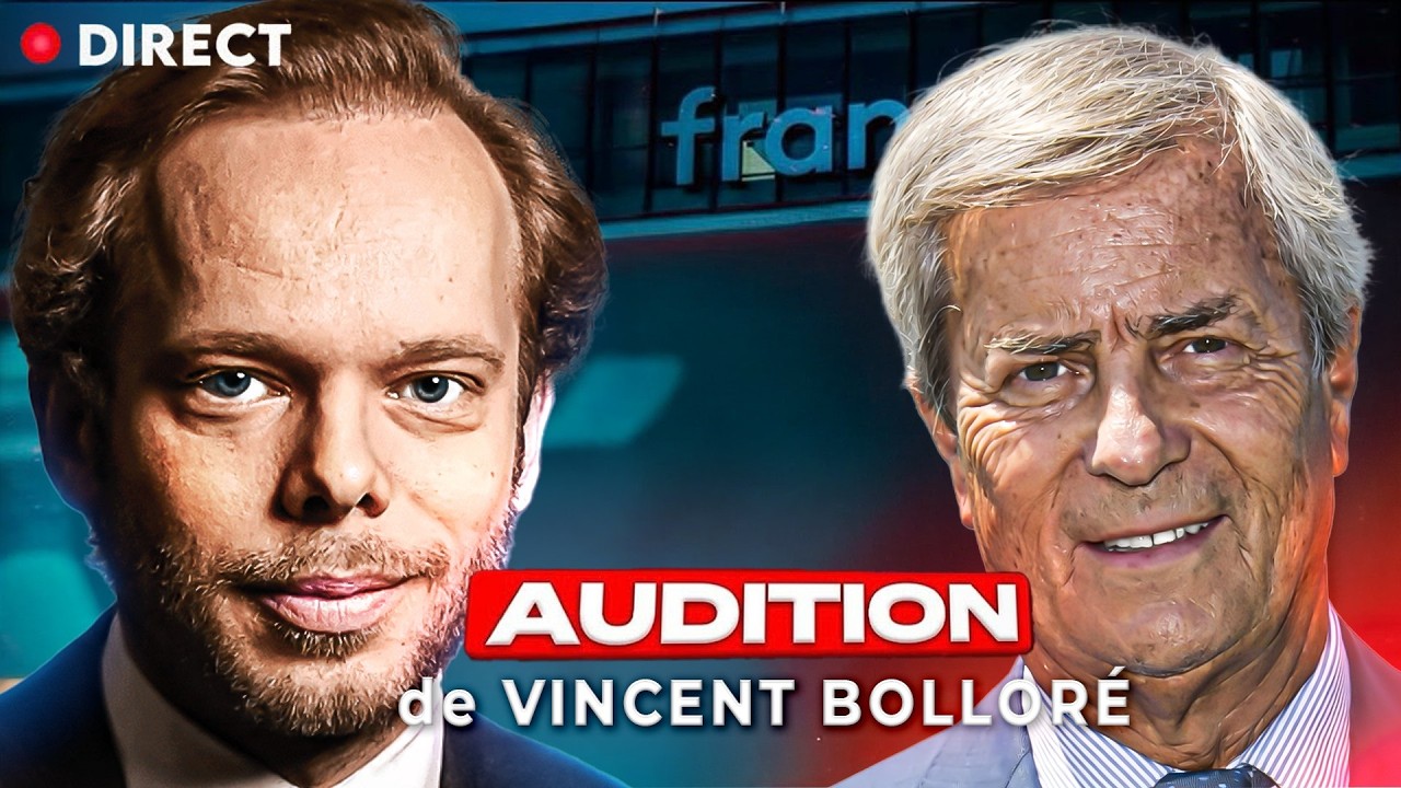 Commission d'enqu&ecirc;te : suivez en direct l'audition de Vincent Bollor&eacute; !