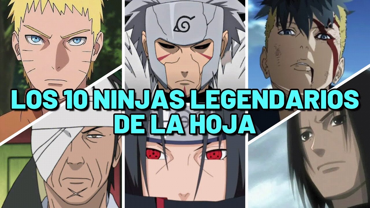 Los 10 Ninjas MAS FUERTES de la aldea de la Hoja (KONOHAGAKURE) #naruto #boruto 🍥🍥