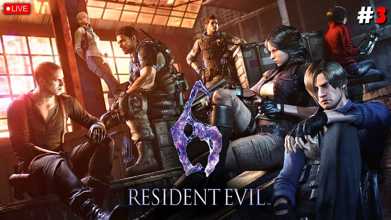 🔴Resident Evil 6 [Chris Campaign] First Playthrough LIVE  - Part 3