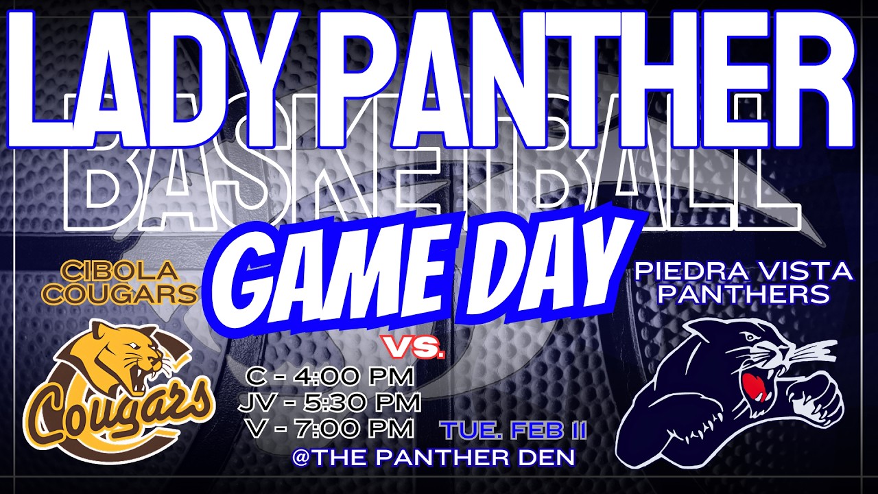 V Lady Panthers vs Cibola Girls Basketball Presented by Panther Vision