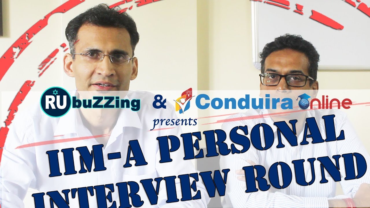 IIM Ahmedabad Personal Interview - Re-enactment - Avinash Vishesh - @ConduiraOnline - Campus Jobs