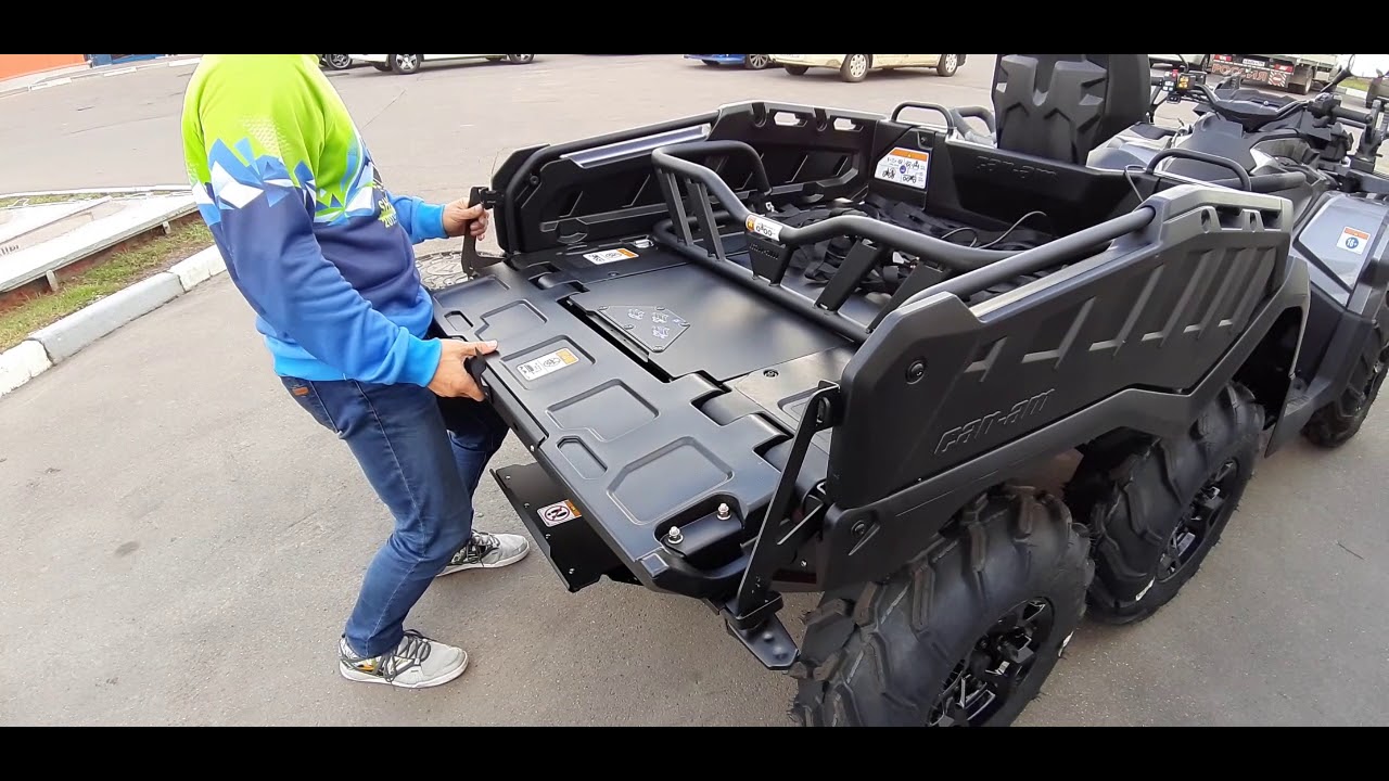 обзор видео  Can-Am 2019 BRP  OUTLANDER 6x6 1000 max  T3  Pro