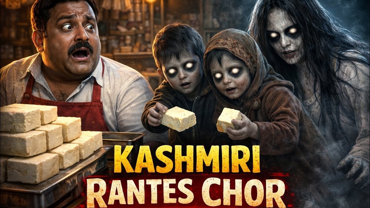 Kashmiri rantes our chori paneer Wala ki shop per chori kashmiri drama kashmiri cartoon video tech 