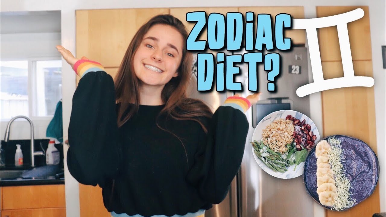 EATING LIKE MY ZODIAC SIGN FOR A DAY