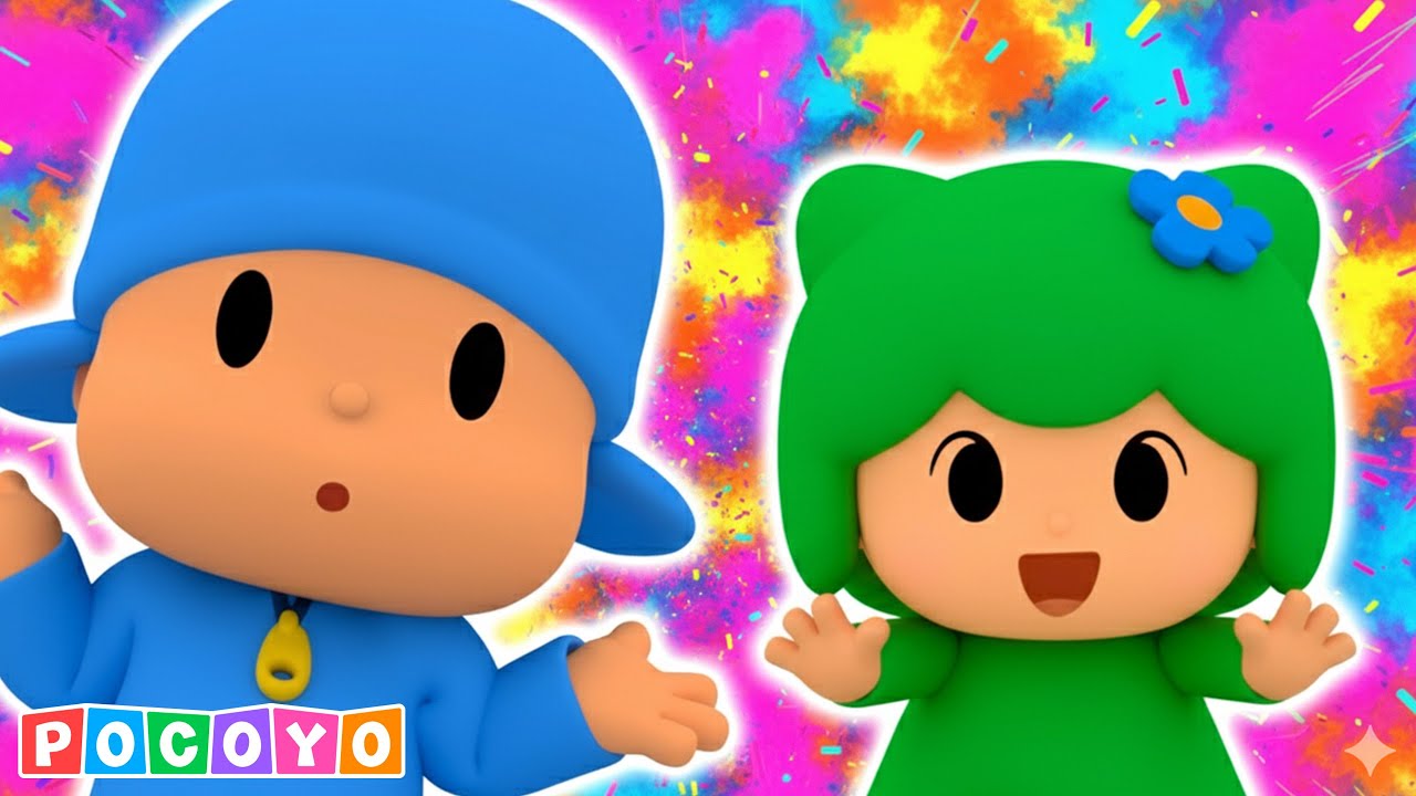 💚 Bea e Pocoyo mudaram de CORES! 😱 O caos de cores de Pocoyo!| Pocoyo 🇧🇷 Português Brasil