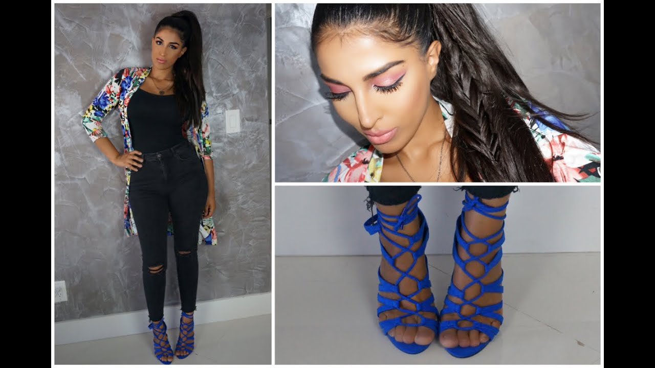 Get Ready with Me - Spring Make Up, Outfit and Hair!