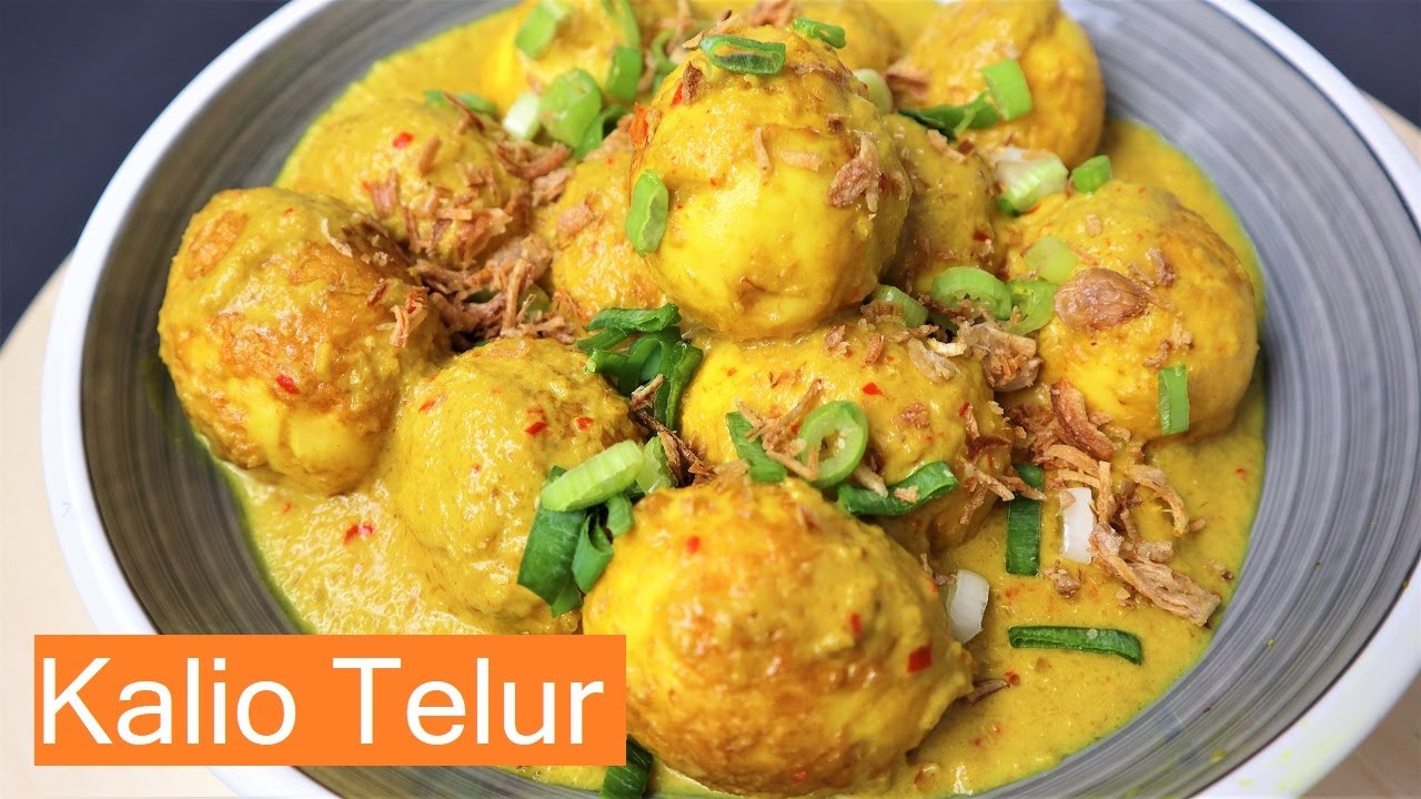 Resep Kalio Telur Yang Enak Banget dan Gampang Membuatnya