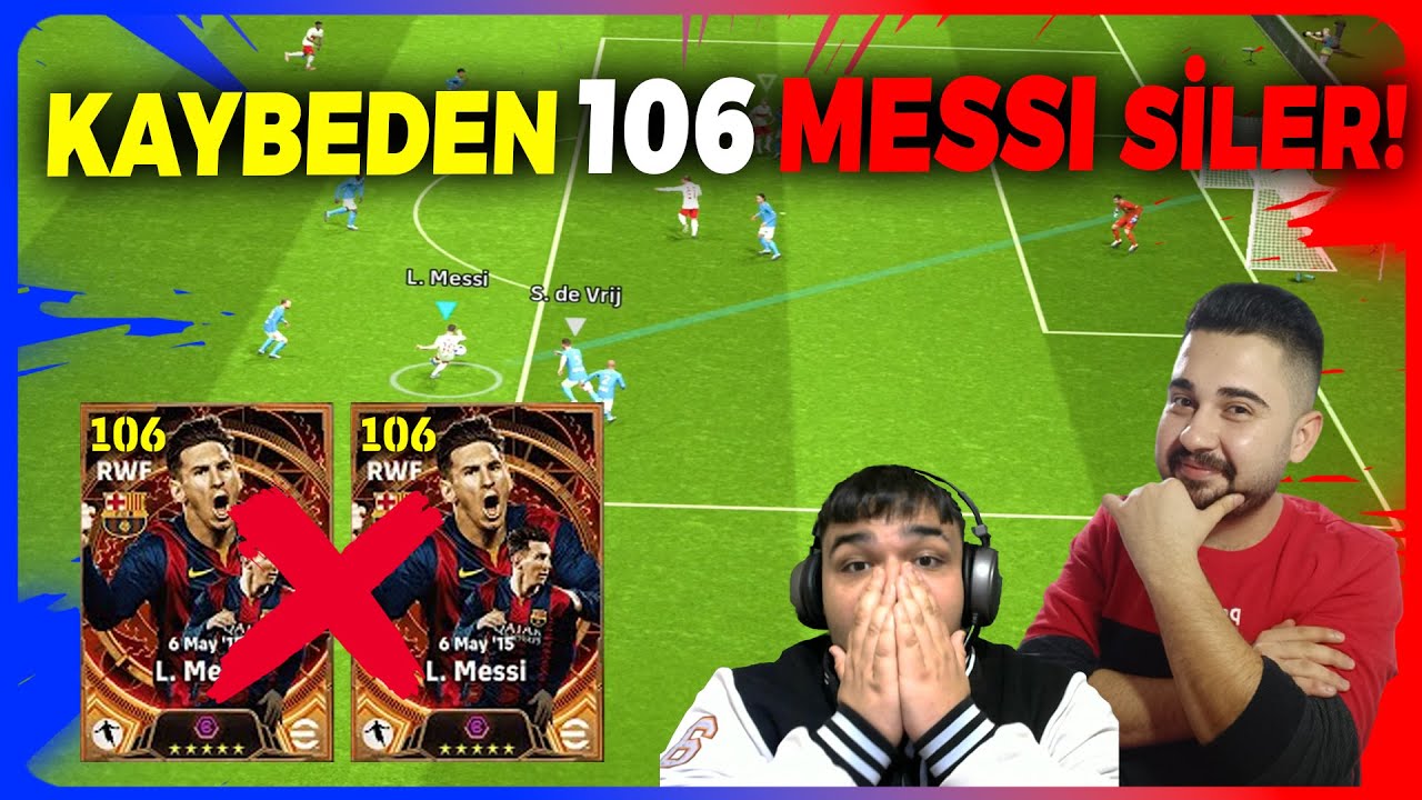 KAYBEDEN 106 L.MESSI SİLER! TARİHİN EN ZOR MAÇI! w/@ardamufreze EFOOTBALL 2024 MOBİLE