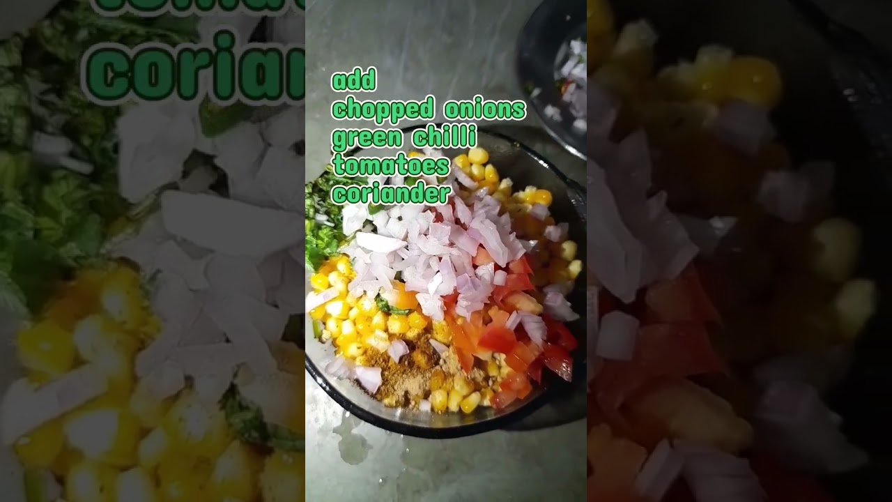 MAKAI CHAAT|HOW TO MAKE CORN CHAAT|MAKAI KI CHAAT KAISE BANAYE|#easyrecipe #tiffinforkids #shortS