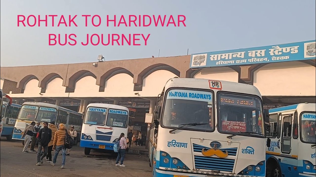 ROHTAK  TO HARIDWAR BUS JOURNEY DEKHIYE 😱💯💪💥👌#haridwar  #rishikesh #highway #bus #roadways#travel