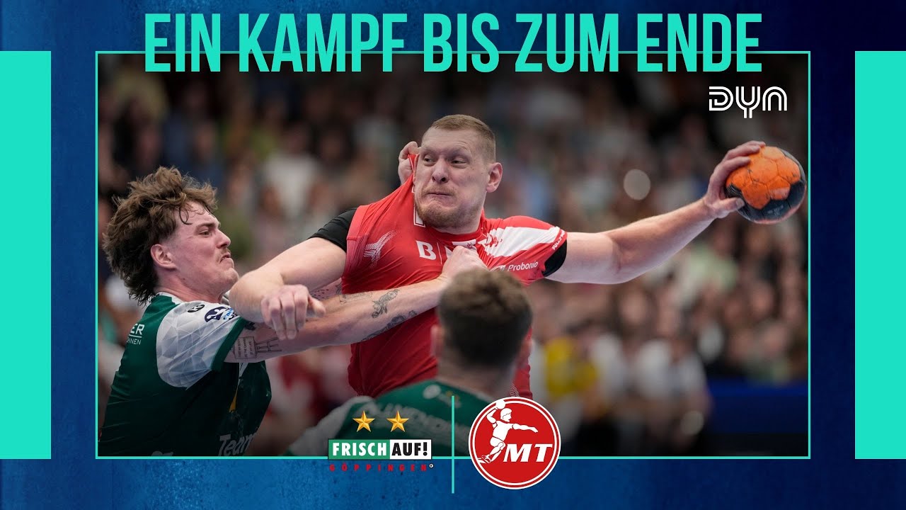 Highlights: FRISCH AUF! G&ouml;ppingen - MT Melsungen (Saison 2025/26) DAIKIN HBL | Dyn Handball