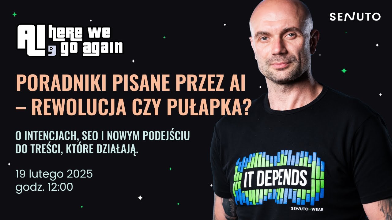 📢 Poradniki AI – rewolucja czy pułapka? | Darmowy webinar