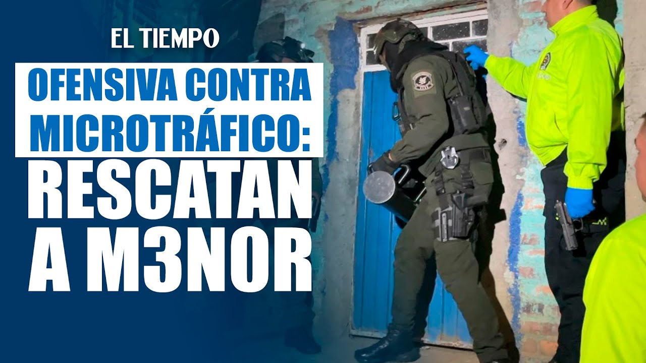 Golpe al crimen organizado: Rescatan a joven y decomisan bazuco y tusi en pagadiarios | EL TIEMPO