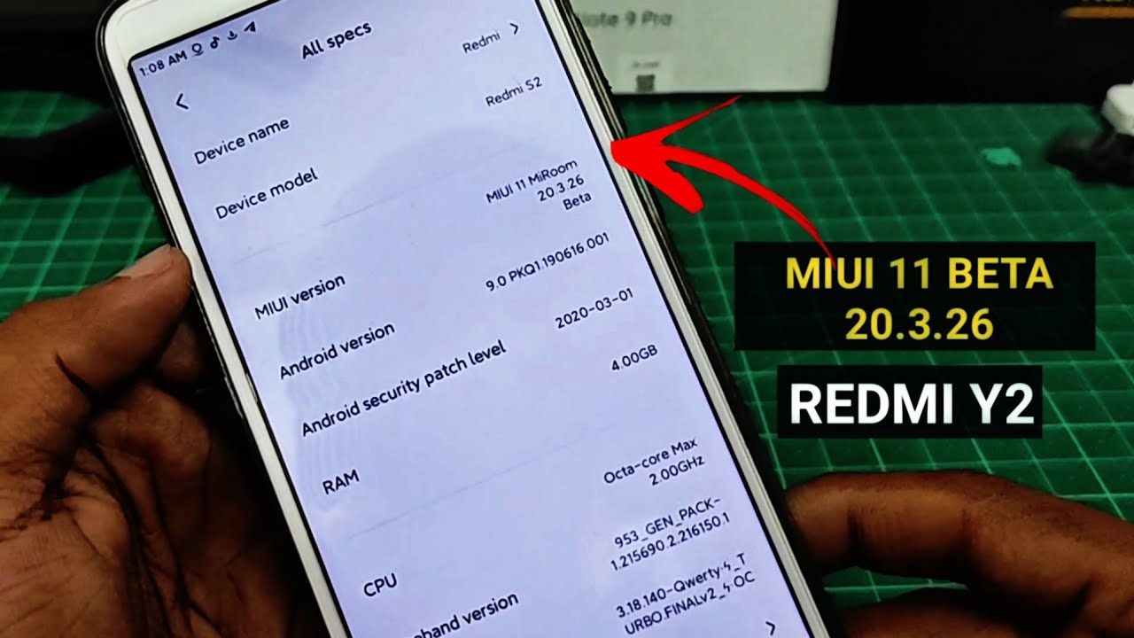 MIUI 11 Weekly 20.3.26 Beta Rom for Redmi Y2/S2 | Review & Installation Guide