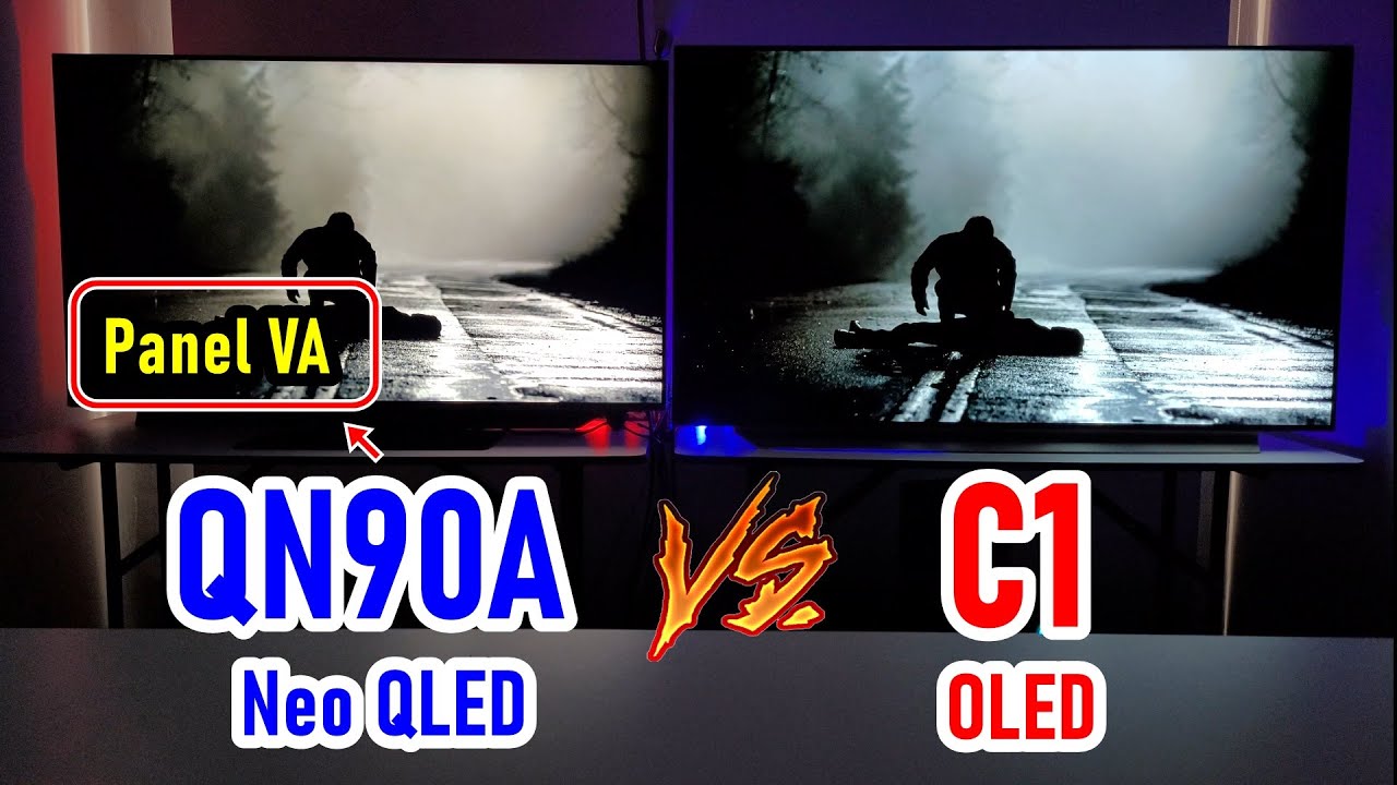 Samsung Neo QLED QN90A (панель VA) против LG OLED C1: какой из них лучше купить?