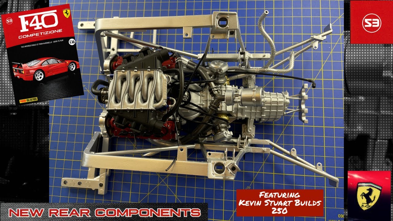 Build a Ferrari F40 Competizione issue 53. A 1/8 Scale Supercar model PartWorks build