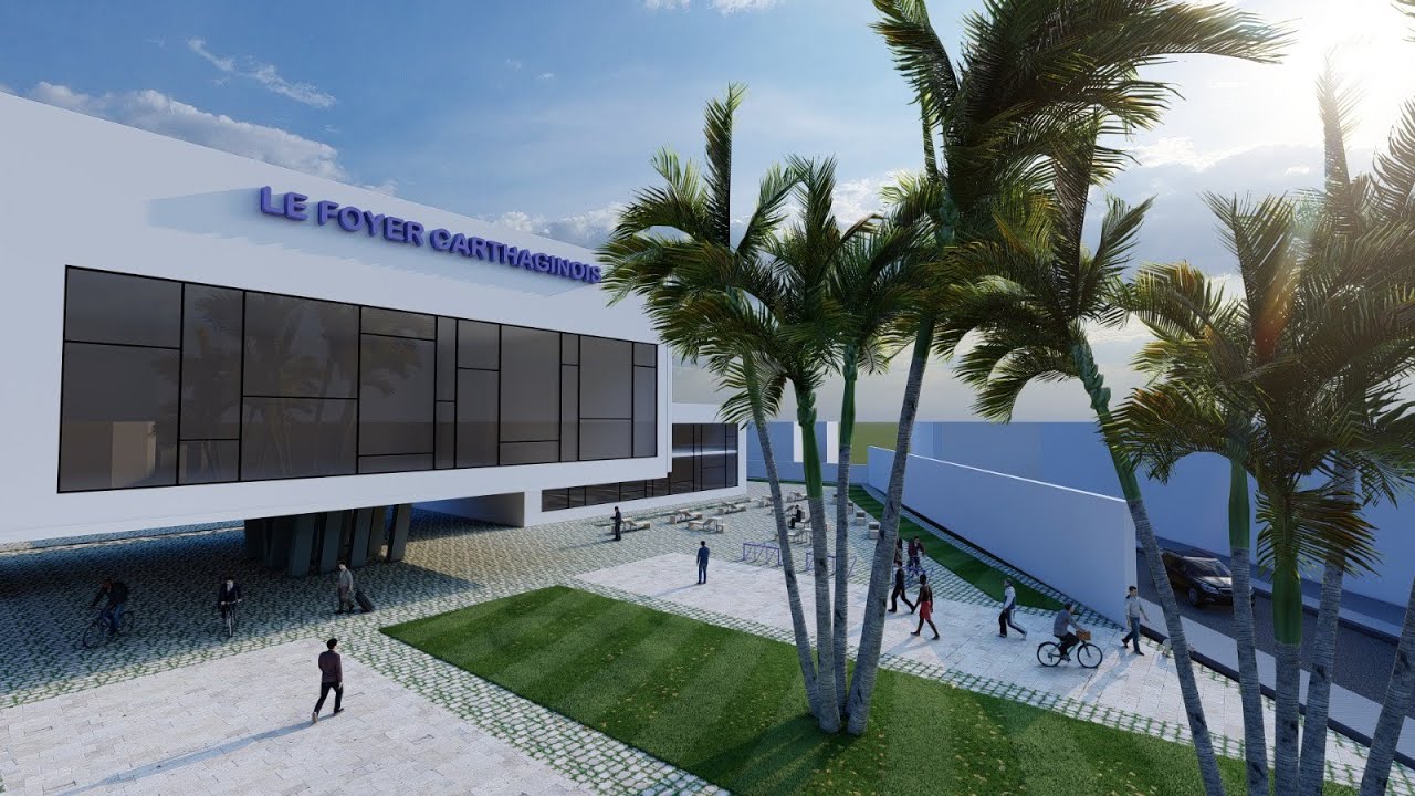 Construction d´un espace pour les étudiants de l´ENAU à Sidi Bou Saïd.