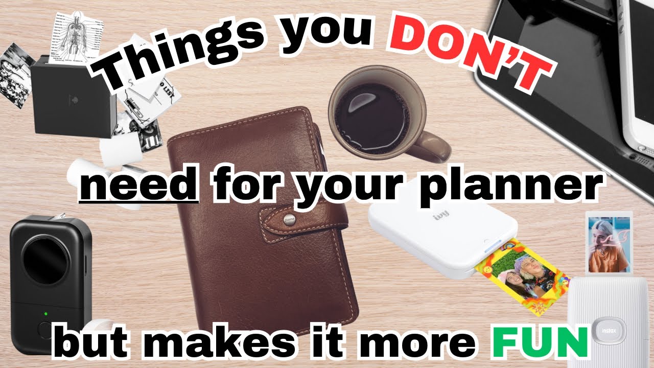Planner Non Essentials | Tools for your Planner | Filofax for Fun!